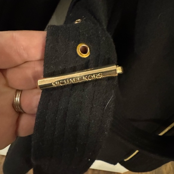 Michael Kors Asymmetrical Zip Belted Coat – Women’s Large - Picture 2 of 10